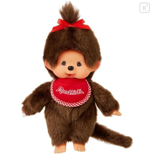 Japan Monchhichi Premium Standard Plush Toy (S) - Monchhichi-chan Brown Girl - 1