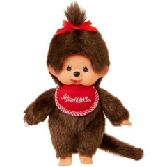 Japan Monchhichi Premium Standard Plush Toy (S) - Monchhichi-chan Brown Girl
