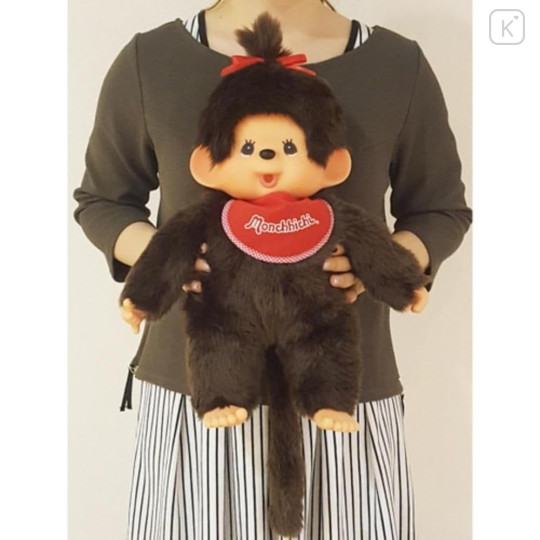 Japan Monchhichi Premium Standard Plush Toy (L) - Monchhichi-chan - 2