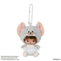 Japan Monchhichi × Tom and Jerry Plush Keychain - Bebichhichi-kun - 1