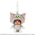 Japan Monchhichi × Tom and Jerry Plush Keychain - Tom Monchhichi-kun - 1