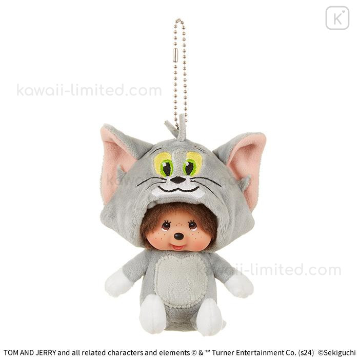 Japan Monchhichi × Tom and Jerry Plush Toy - Tom Monchhichi-kun Japan Monchhichi × Tom and Jerry Plush Toy - Tom Monchhichi-kun
