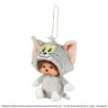 Japan Monchhichi × Tom and Jerry Plush Keychain - Tom Monchhichi-kun - 2