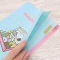 Japan Peanuts 3 Pockets A5 Index File - Snoopy & Woodstock : Donut - 3