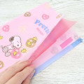 Japan Peanuts 3 Pockets A5 Index File - Snoopy & Woodstock : Pretzel - 3