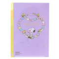 Japan Peanuts 3 Pockets A5 Index File - Snoopy & Woodstock : Marshmallow - 2