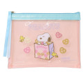 Japan Peanuts A6 Flat Pouch - Snoopy & Woodstock : Pretzel - 1