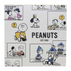 Japan Peanuts Square Memo Pad - Snoopy : Simple Color Comic