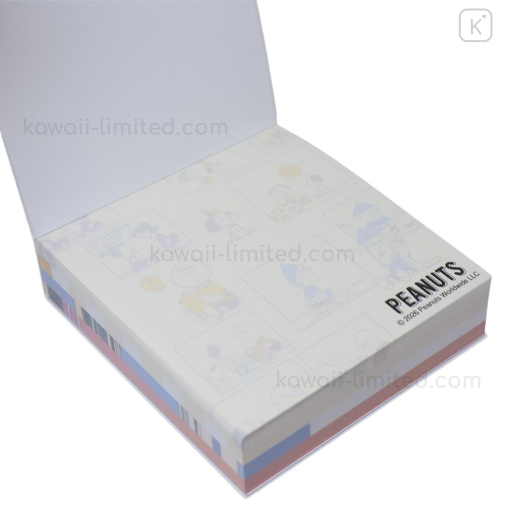 Japan Peanuts Square Memo Pad - Snoopy : Simple Color Comic | Kawaii ...