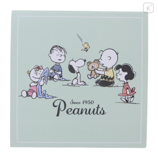 Japan Peanuts Square Memo Pad - Snoopy : Vintage With the Bear - 1