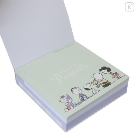 Japan Peanuts Square Memo Pad - Snoopy : Vintage With the Bear - 2