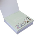 Japan Peanuts Square Memo Pad - Snoopy : Vintage With the Bear - 2