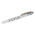 Japan Peanuts 3 Color Multi Ballpoint Pen - Snoopy : Joe Cool All Over Pattern - 1