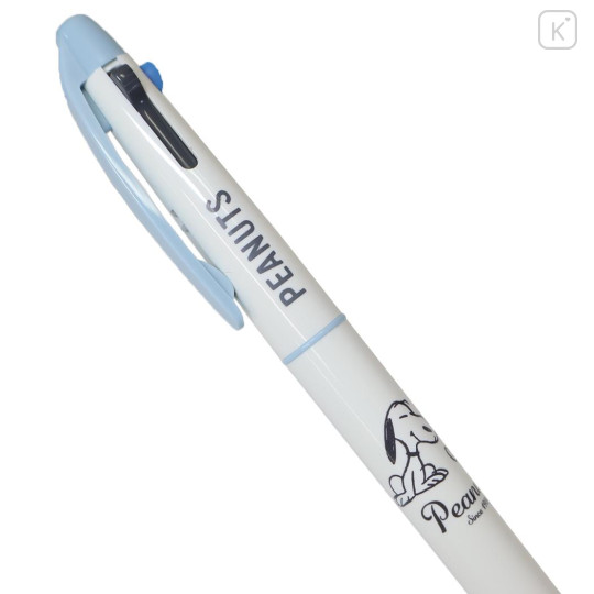 Japan Peanuts 3 Color Multi Ballpoint Pen - Snoopy : Vintage With the Bear - 2