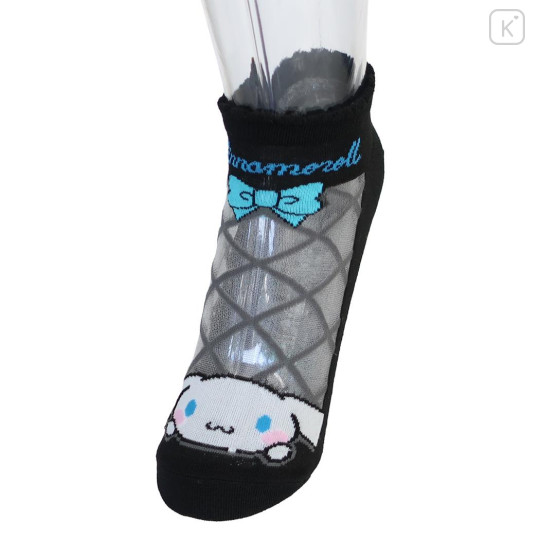 Japan Sanrio See-through Socks - Cinnamoroll : Bow Back Ballet - 2