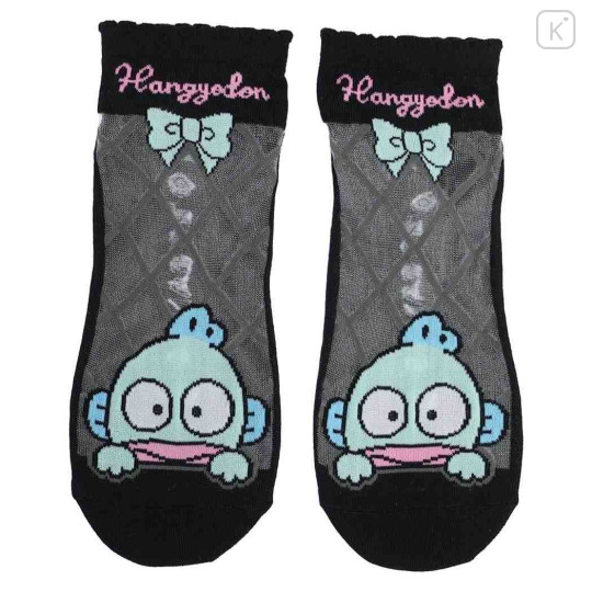 Japan Sanrio See-through Socks - Hangyodon : Bow Back Ballet - 1