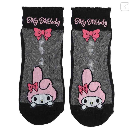 Japan Sanrio See-through Socks - My Melody : Bow Back Ballet - 1