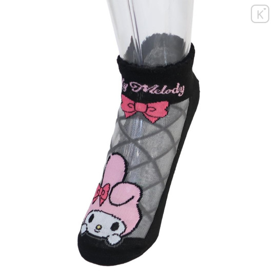 Japan Sanrio See-through Socks - My Melody : Bow Back Ballet - 2