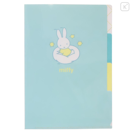 Japan Miffy 3 Pockets A5 Index File - Star Cloud - 1