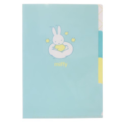 Japan Miffy 3 Pockets A5 Index File - Star Cloud
