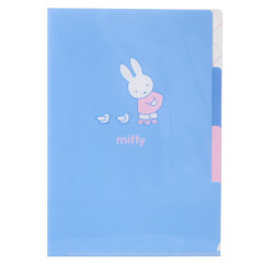 Japan Miffy 3 Pockets A5 Index File - Duck Friend