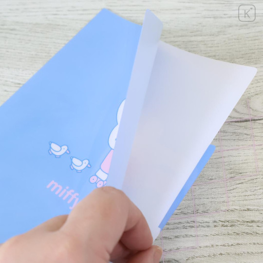 Japan Miffy 3 Pockets A5 Index File - Duck Friend - 3
