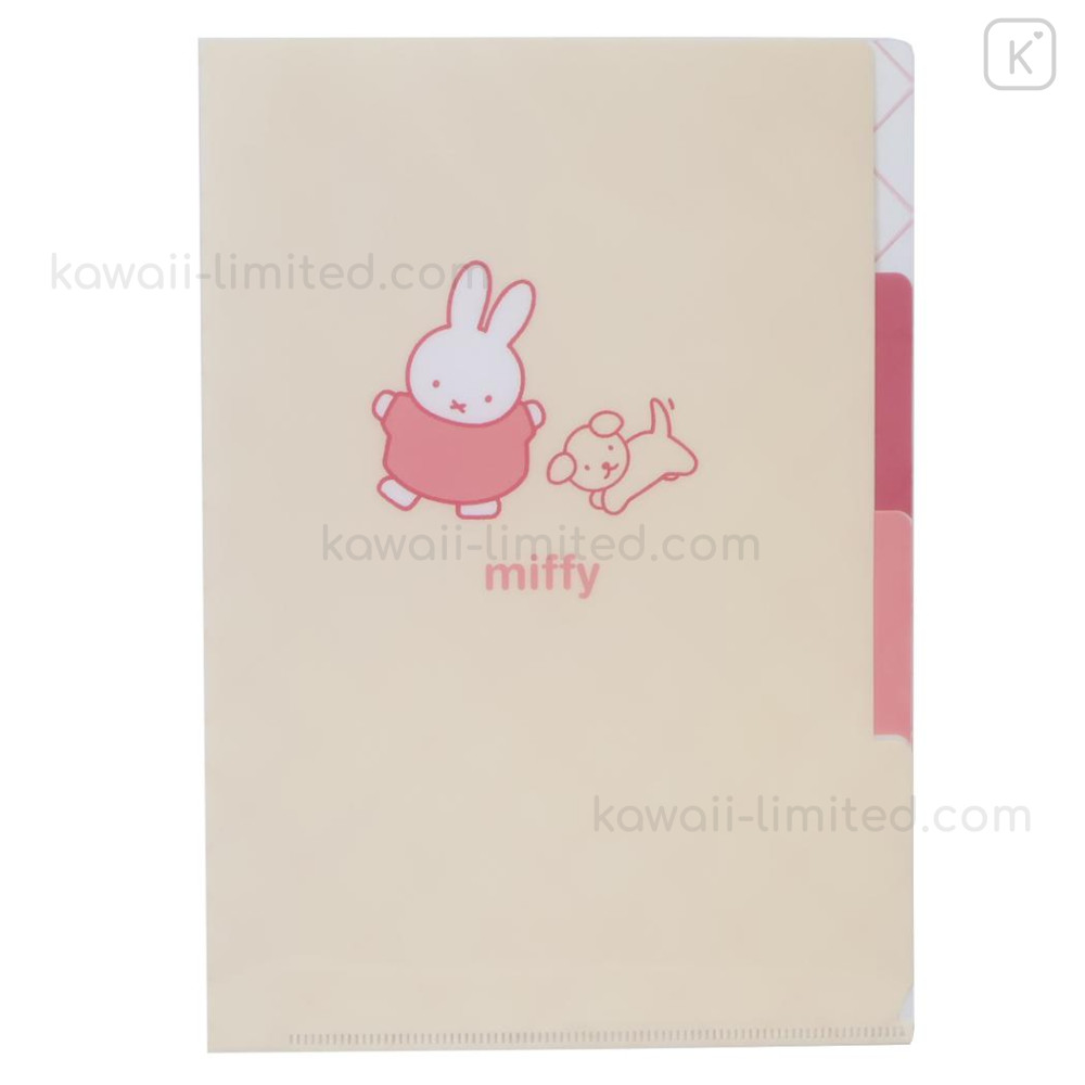 Japan Miffy 3 Pockets A5 Index File - Dance | Kawaii Limited