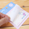 Japan Miffy Translucent Die-cut Sticky Notes - Film Fusen Duck Friend - 2
