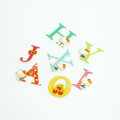Japan Sanrio Alphabet Flake Sticker - Hello Kitty : English Letters Uppercase - 2