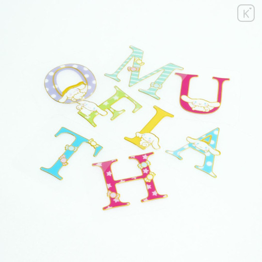 Japan Sanrio Alphabet Flake Sticker - Cinnamoroll : English Letters Uppercase - 2