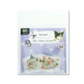 Japan Sanrio Alphabet Flake Sticker - Kuromi : English Letters Uppercase - 1