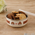 Japan Monchhichi Enamel Round Container 14cm - 2