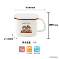 Japan Monchhichi Enamel Square Miso Pot - 2