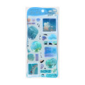 Japan Urushizuku Water Puffy Sticker - Sparkling Ramune Mint Aqua Blue 3D - 1