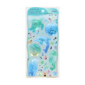 Japan Urushizuku Water Puffy Sticker - Sparkling Ephemeral Rondo Mint Aqua Ocean 3D - 1