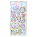 Japan Q-LiA Shake Shake Capsule Seal Sticker - Goodnight Bunny 3D - 1