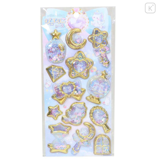 Japan Q-LiA Shake Shake Capsule Seal Sticker - Me Time Homies Flying Horse 3D - 1