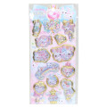 Japan Q-LiA Shake Shake Capsule Seal Sticker - Candy Twins Rabbit : 3D - 1