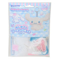 Japan Sanrio Keychain Plush Sewing Kit - Cinnamoroll : Smile - 1