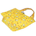 Japan Sanrio Insulated Eco Shopping Bag - Pompompurin : All Over Pattern Yellow - 2
