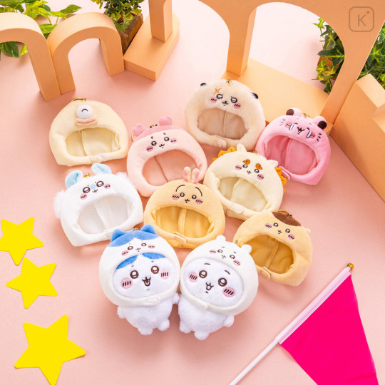 Japan Chiikawa Mascot-sized Cheerful Plush Cap - Momonga : Chiikawa Park - 3