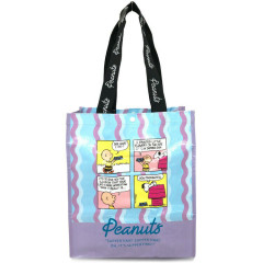 Japan Peanuts Laminated Woven PP Shopping Bag - Snoopy : Petit Collection Comic