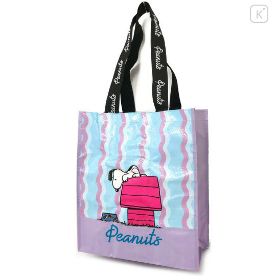 Japan Peanuts Laminated Woven PP Shopping Bag - Snoopy : Petit Collection Comic - 2