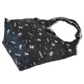 Japan Sanrio Insulated Eco Shopping Bag - Kuromi : Monochrome All Over Pattern - 2