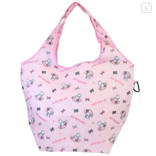 Japan Sanrio Insulated Eco Shopping Bag - My Melody : Pink All Over Pattern - 1