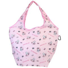Japan Sanrio Insulated Eco Shopping Bag - My Melody : Pink All Over Pattern