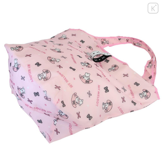 Japan Sanrio Insulated Eco Shopping Bag - My Melody : Pink All Over Pattern - 2