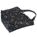 Japan Sanrio Insulated Eco Shopping Bag - Hello Kitty : Monochrome All Over Pattern - 2