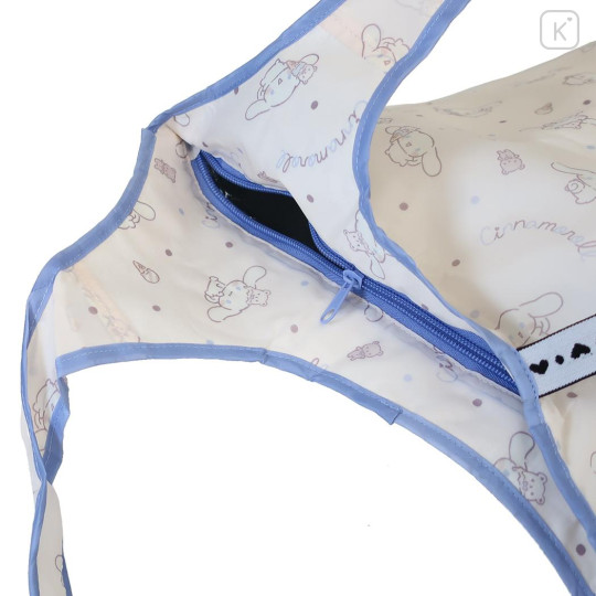 Japan Sanrio Insulated Eco Shopping Bag - Cinnamoroll : All Over Pattern - 3