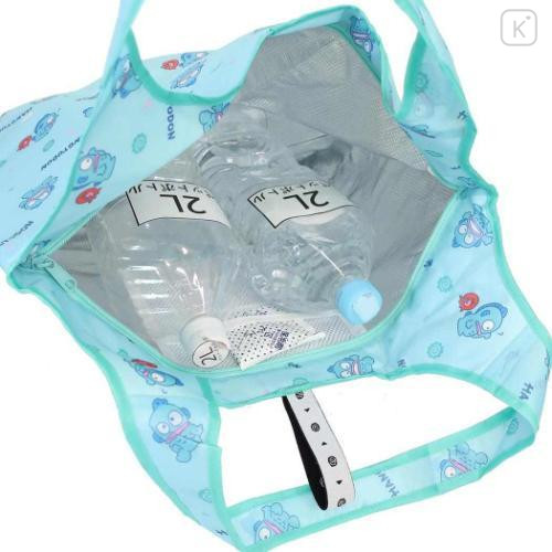Japan Sanrio Insulated Eco Shopping Bag - Hangyodon : All Over Pattern - 4